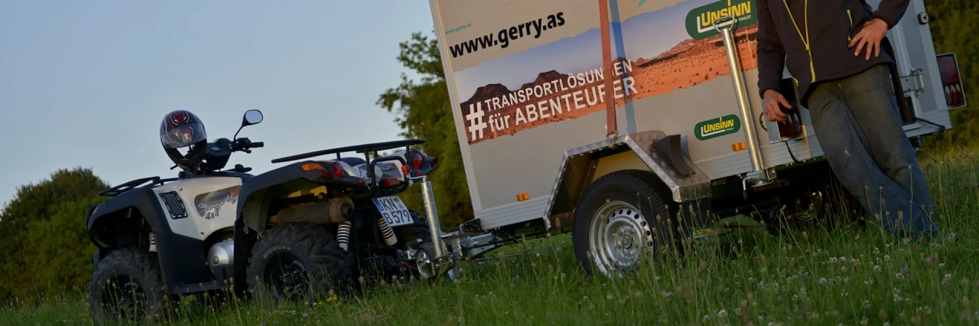 Anhänger nach Wunsch für große Abenteuer