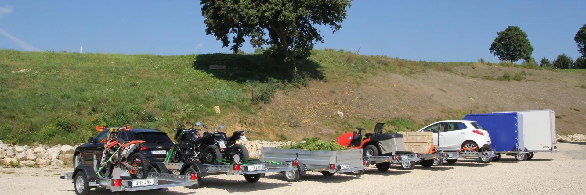 Videodreh Absenkanhänger 