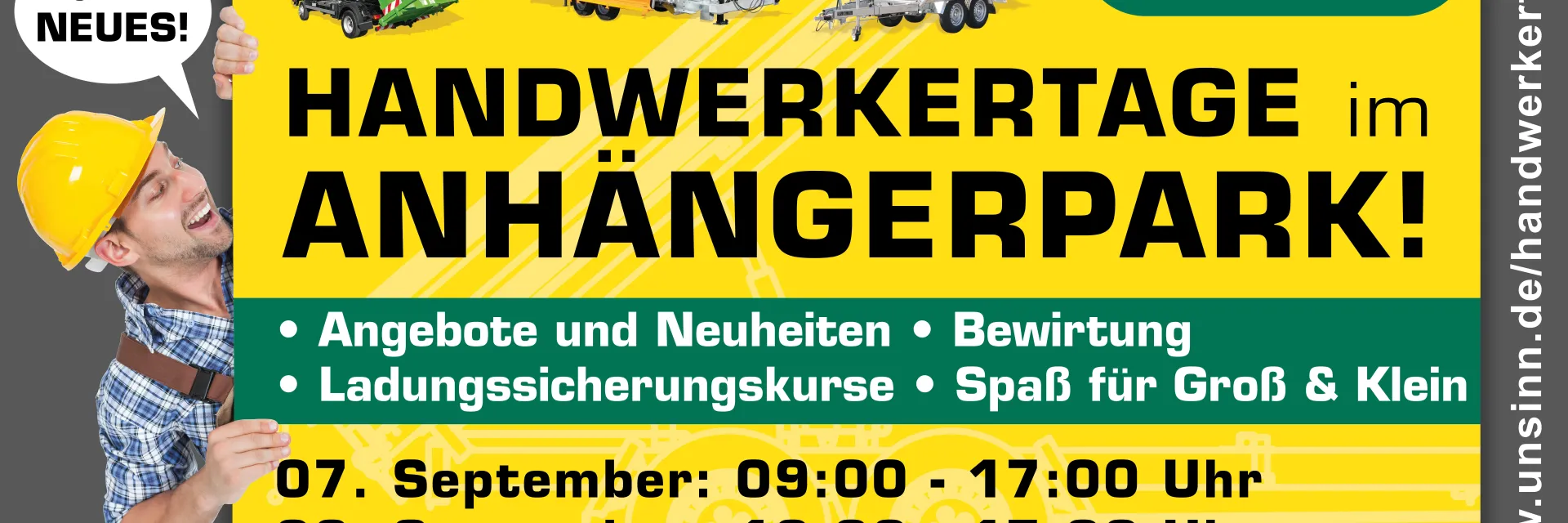 Handwerkertage im Anhängerpark 