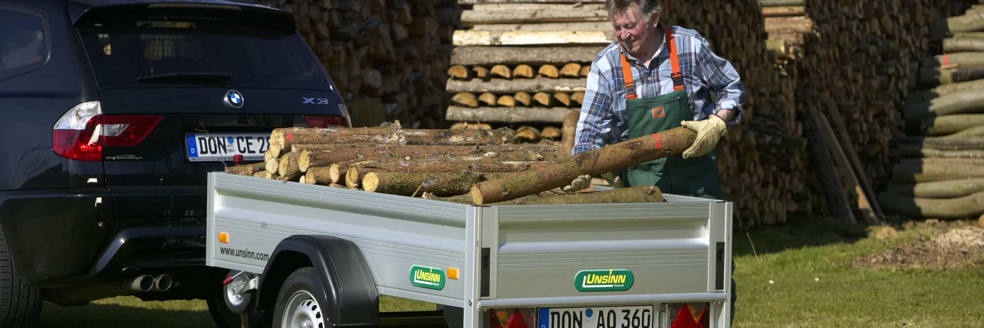 Kastenanhänger Holz 