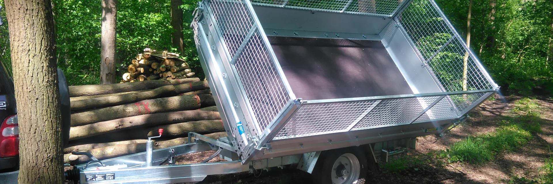 Waldarbeit Anhänger 