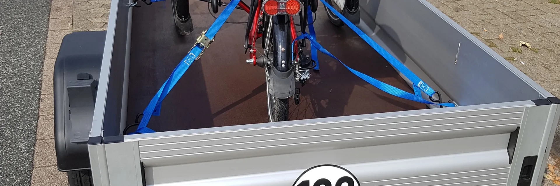 Kastenanhänger mit Trike 