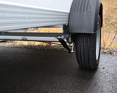 Stoßdämpfer inkl. Halterung für 100 km/h-Zulassung, Einachs