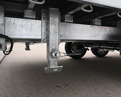 Stabile Fallstützen, Einachs