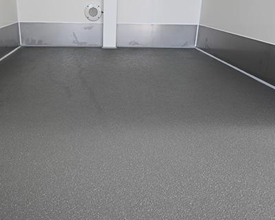 Siebdruckplatte mit Kunststoffbodenbelag, IL x IB 4260 x 1700 mm