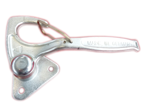 Bordwände aus eloxiertem Aluminium 350 mm, UNSINN-Profil, Heckbordwand mit Stahlbeplankung, IL x IB 2760 x 1500 mm (Winkelhebelverschlüsse erforderlich)