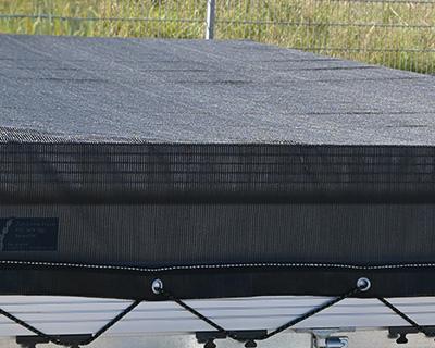 Gewebenetz schwarz, IL x IB 4260 x 2040 mm