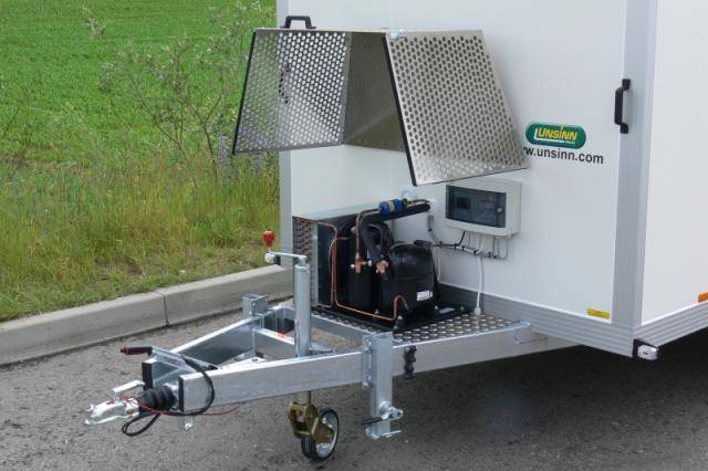 Kühlanhänger Aggregat auf V-Deichsel
