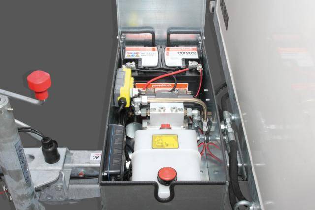 Kofferanhänger absenkbar