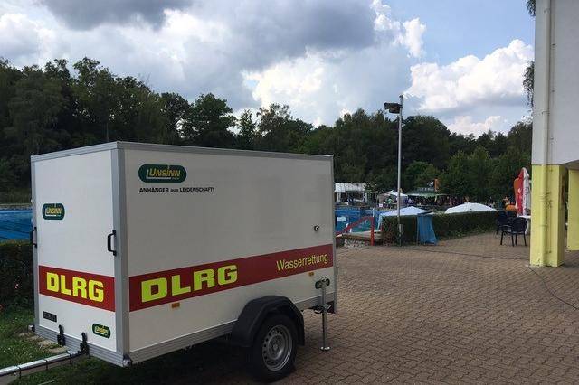 DLRG Kofferanhänger mit Beschriftung 