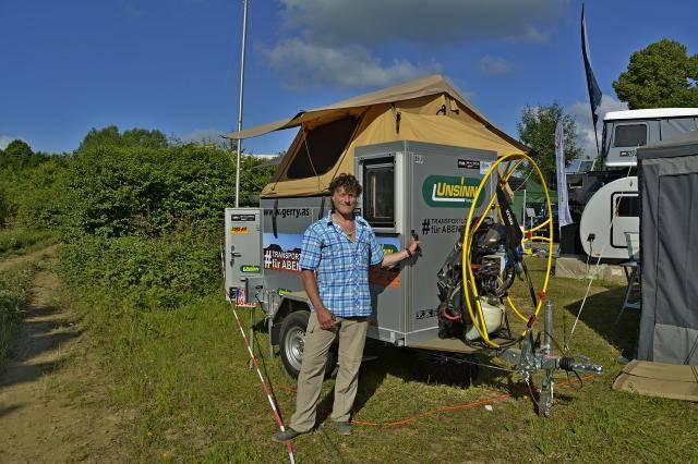 Kofferanhänger mit Gerry Mayr 