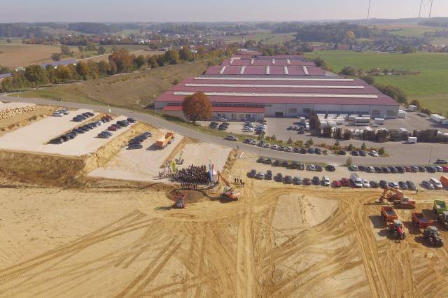 Luftbild Betriebsgelände