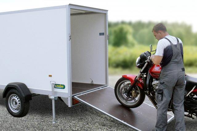 Kofferanhänger für Motorradtransport 
