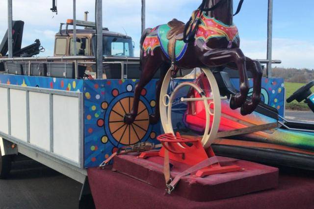 Faschingswagen Drehschemel