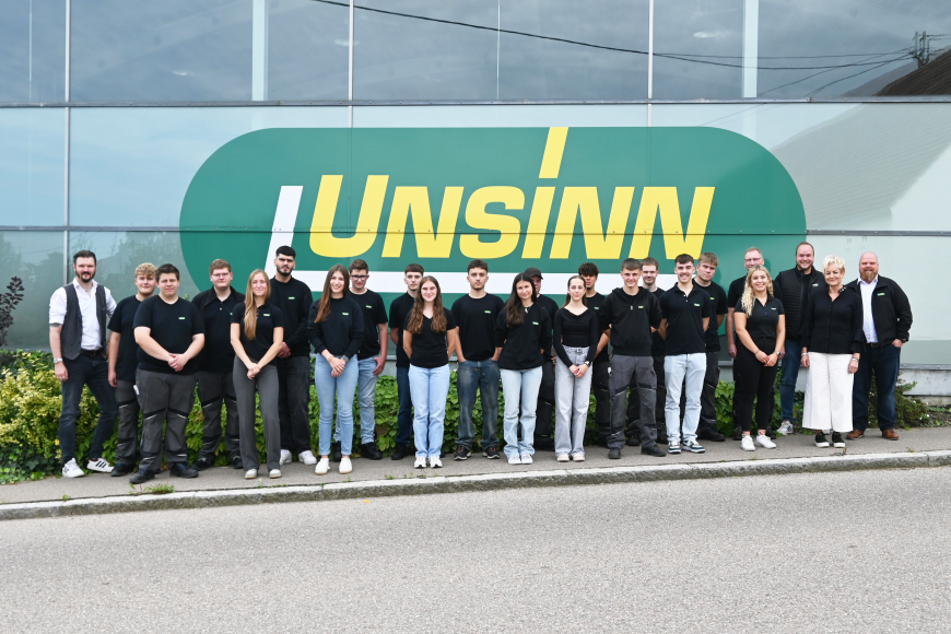 Ausbildungsstart bei UNSINN 2025