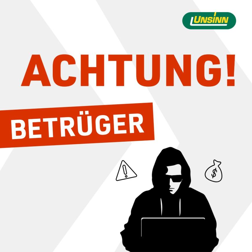 Bild Warnung vor Betrügern