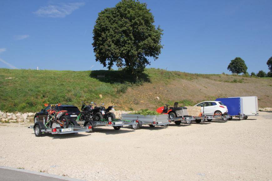 Videodreh Absenkanhänger 