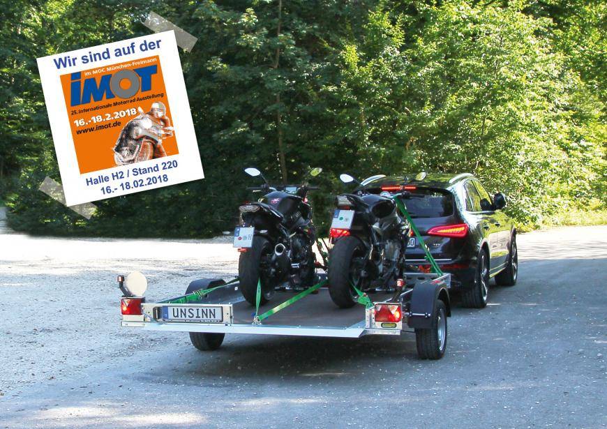 UNSINN Anhänger auf der IMOT München 